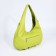 Lurch bag with lightning, 3 outer pockets, green color