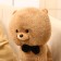 Soft toy "Dog in a butterfly", 40 cm, brown color