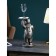 Steam for the little things "Bear", polystone, 43 cm, silver color