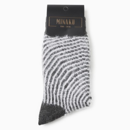 Women's terry socks minku, gray color, rr 36-41-2
