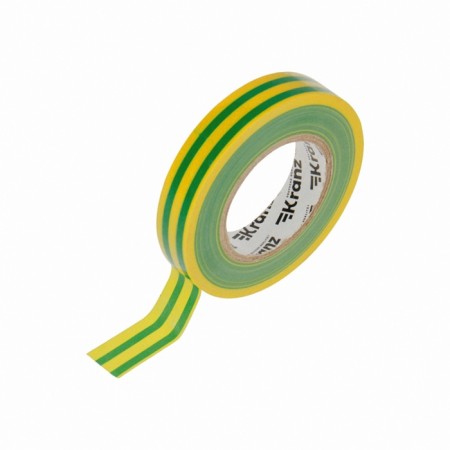 PVC island 0.13x15 mm, 25 m, yellow-green Kranz-2