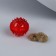 Su-jok massage, d = 3.5 cm, with 2 rings, red color