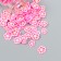 Decor for creativity plastic "Flower. Pink chamomile" set 8 g 5x2x2 cm