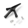 Furniture hook CAPPIO PAW, three -rod, black color