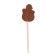 New Year. Mini chocolate cookies on the New Year's stick 15g 60pcs (2bleh30pcs)
