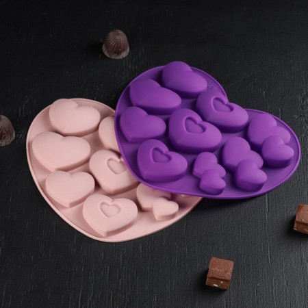 Lumour, silicone, 20.5 × 19 × 2 cm, 9 cells, MIX color.-4