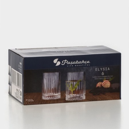 Set of glass glasses Elysia, 110 ml, 6 pcs-4
