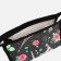 Cosmetic bag with lightning, black color