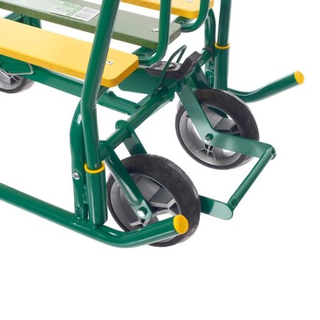 Sled "breeze 7 station wagon", green color-2