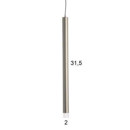 Lukas Soft Lumber LED 5W 4000k matte chrome 2x2x30-130cm-5