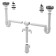 Universal ALCADRAIN A8000 washing kit, D = 40/50, polypropylene