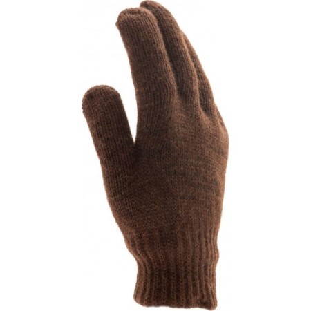Workers, x/b gloves, with PVC coating, camel and sheep wool, double, Sibrtekh-1