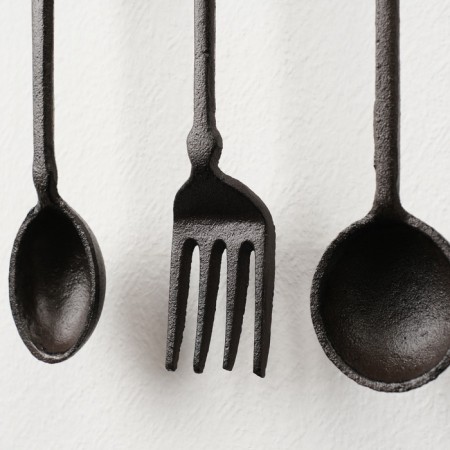 Souvenir Metal "kitchen utensils" (set of 5 items) 22x33x3 cm-4