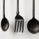 Souvenir Metal "kitchen utensils" (set of 5 items) 22x33x3 cm