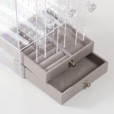 Casket for jewelry plastic "Column" 24.5x13x13.5 cm-2