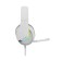 Marvo H8618 WH headphones, game, full -size, microphone, USB, 2 m, RGB, gray