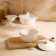 Sl -resistant ceramics pan Sl Home "Santorini", 750 ml, 19 × 16 × 7.5 cm, white color