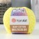 Baby Cotton Multicolor yarn 50%acrylic, 50%cotton 165m/50g (5204 lemon)