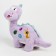 Soft toy "Dino", 45 cm, purple color