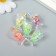 Decor for creativity plastic "glass with lemonade" mix 1.5x1.5x3.5 cm