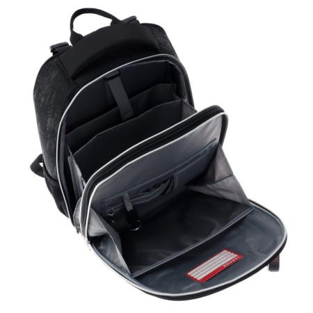School backpack Devente Born to be Strong + watch, 38 x 28 x 16 cm, ergonomic back, black-9