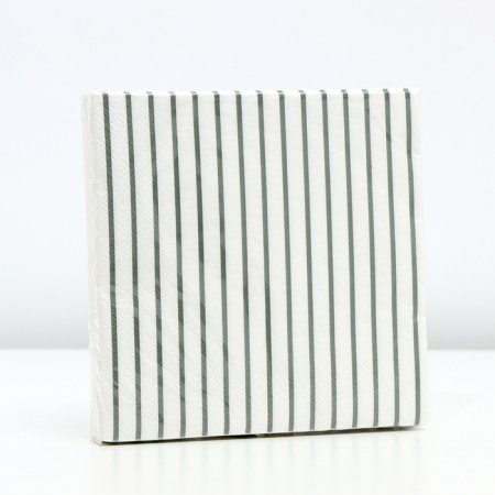 Paper Napkins Sima-Land Home Strips, 33x33, 3 layers, 20 pcs