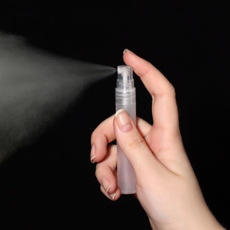 Perfume bottle, with a spray, 7 ml, white color-13