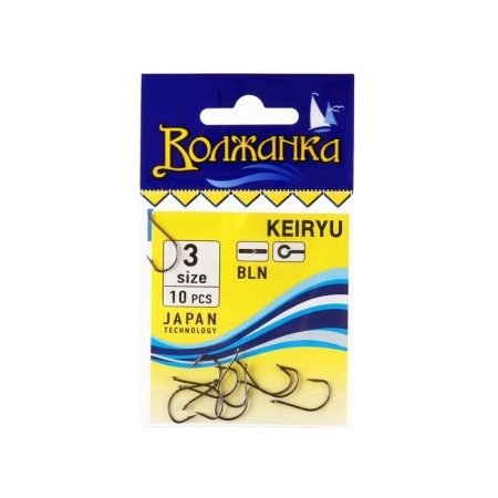Hooks "Volzhanka" Keiryu No. 3, 10 pcs