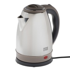 Electric kettle Homestar HS-1028, metal, 1.8 l, 1500 watts, beige-silver