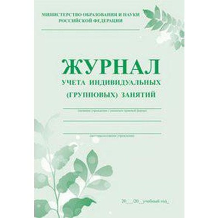 Journal of accounting of individual (group) classes