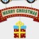 Decorative decoration (suspension) "Merry Christmas" 45x38.5 cm