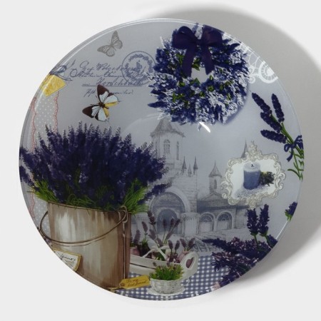 Lavender Glass Salad Lavender, 1.2 l, 22 × 5 cm-3