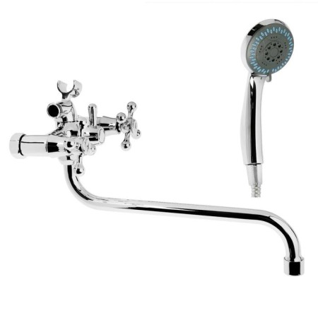 Accoona A7576 bath mixer, two -wound, brass, chrome