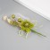 Decorative bouquet "Chrysanthemum" with brilliance, 5x9 cm, light green