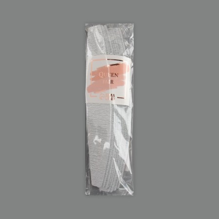 Frone file for a file, on a foamed basis, abrasiveness 180, 18 cm, packing 10 pcs, color gray-4