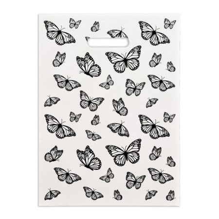 Polyethylene "butterflies" Polytile-black 30x40 cm 50 μm
