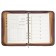 Organizer on the rings A5, 100 sheets ruler, with a calculator, on a zipper, brown