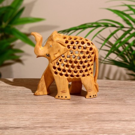 Souvenir "Elephant" tree Kadam 10x4x11 cm-3