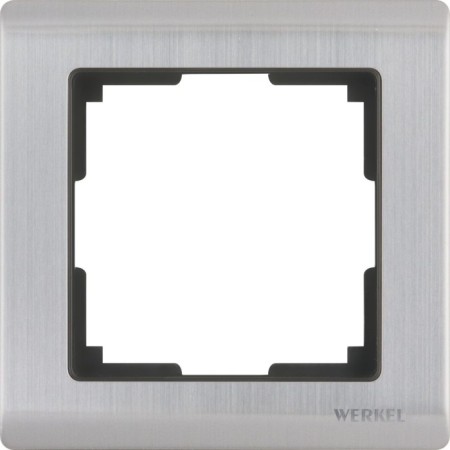 Frame for 1 post WL02-FRAME-01, Nickel color