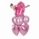 Set of balls "Dancer", latex, foil, 7 pcs.
