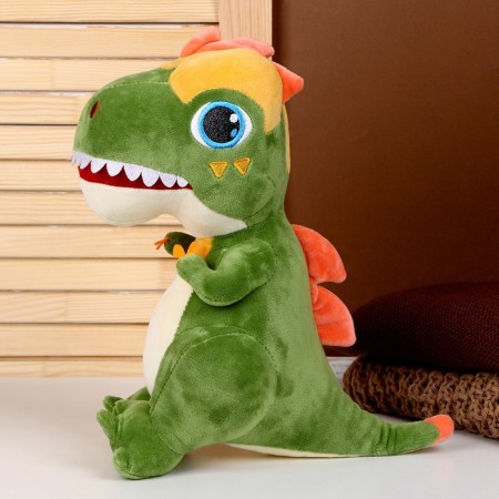 Soft toy "dinosaurus", 30 cm, green color-2