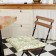 Siddle for a chair "Ethel" Spring Garden 42x42cm, 100% cotton, 190 g/m2