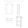 Mirror Bathroom Cabinet Iceberg Norm 40, 1 door