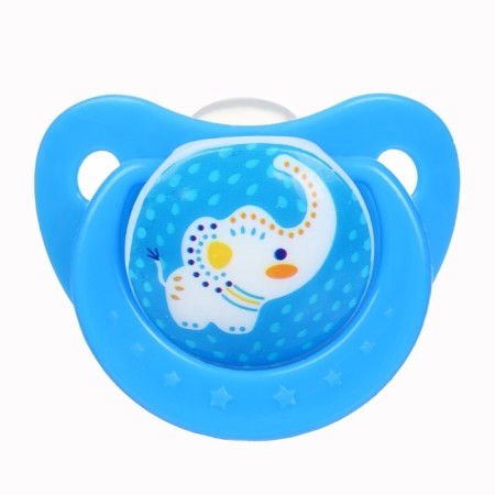 Dummy orthodontist., With a cap and a holder, from 0 months, the color is green / blue-6