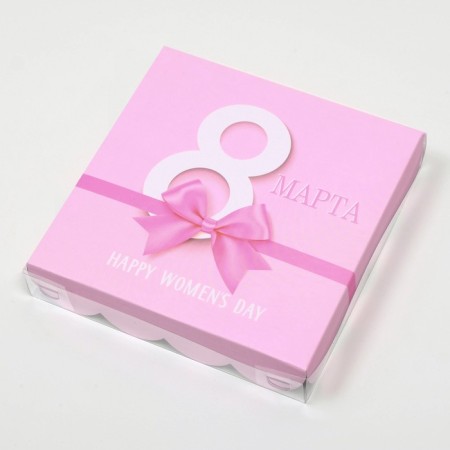Box for cookies, "8", 15 x 15 x 3 cm-1