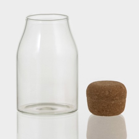 Glass Bank for Fruent products "Eco", 400 ml, 8 × 14 cm-1