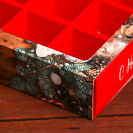 Folding box under 9 sweets, “desired gifts”, 13.7 x 13.7 x 3.5 cm-3