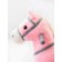 Horse Railway Capacked Amarobaby Prime, with wheels, 63x35x60 cm, pink color