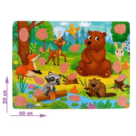 Puzzle “Collect, find, show. On the forest edge ", 88 elements-1