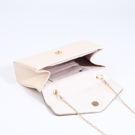 Bag-clate on magnet, beige color-3